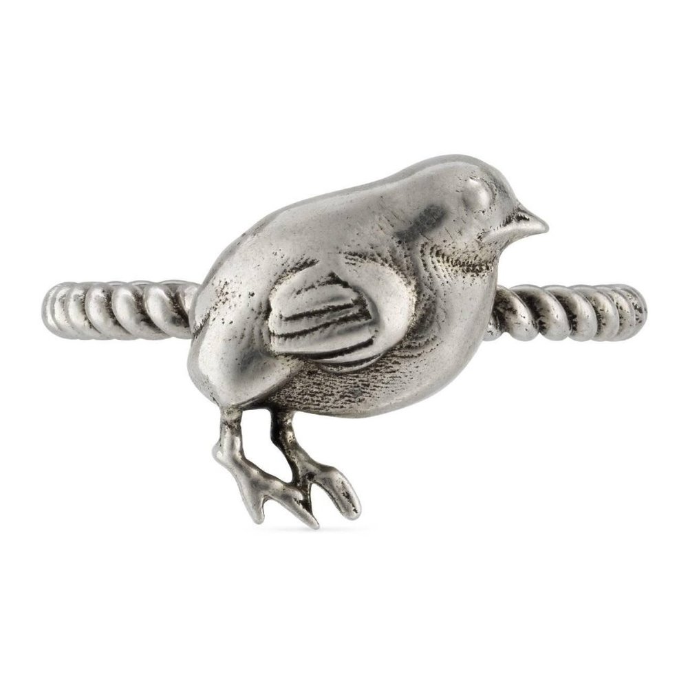 Gucci Chick Motif Ring in Silver NEW IN BOX - Picture 2 of 8